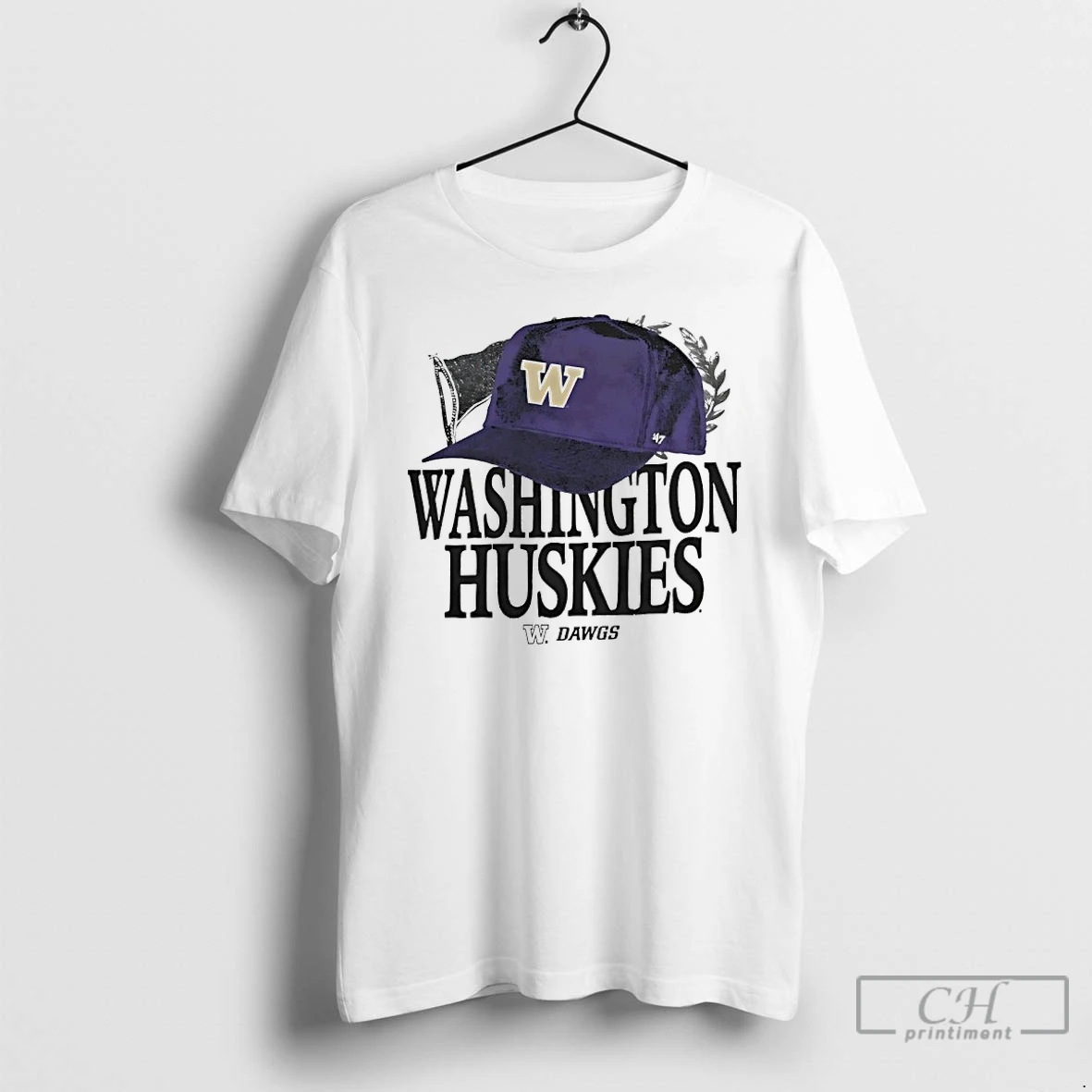 Premium Washington Huskies Dawgs Hat Vintage T Shirts Sweater Hoodie