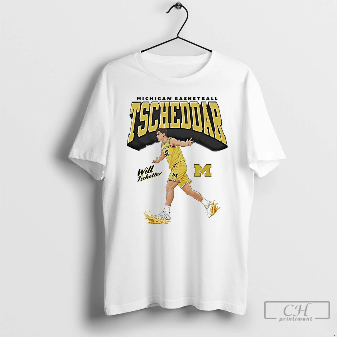 Premium Will Tschetter Tscheddar Michigan Wolverines Basketball T Shirts Sweater Hoodie