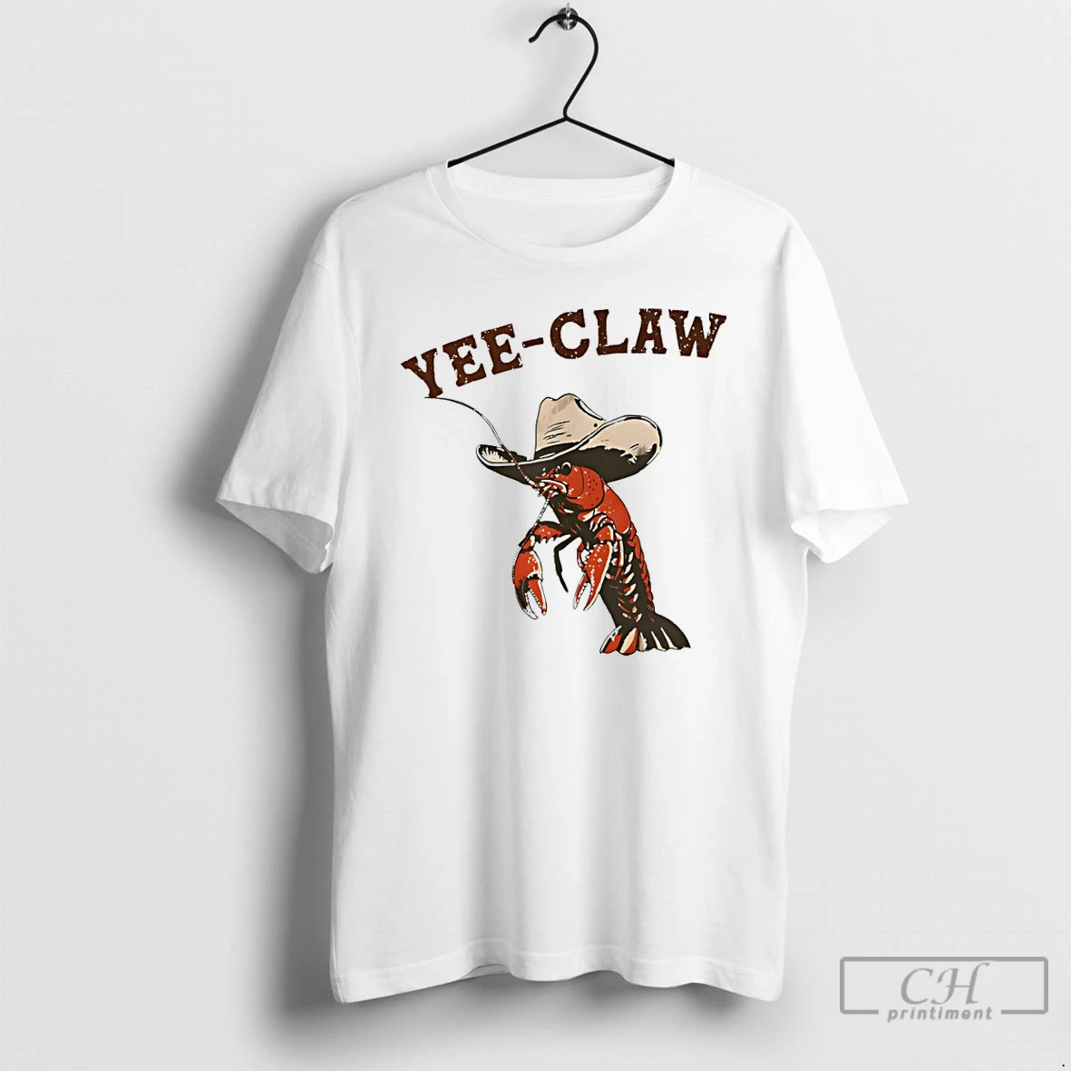 Premium Yee Claw Lobster Cowboy Western Crawfish Meme T Shirts Sweater Hoodie