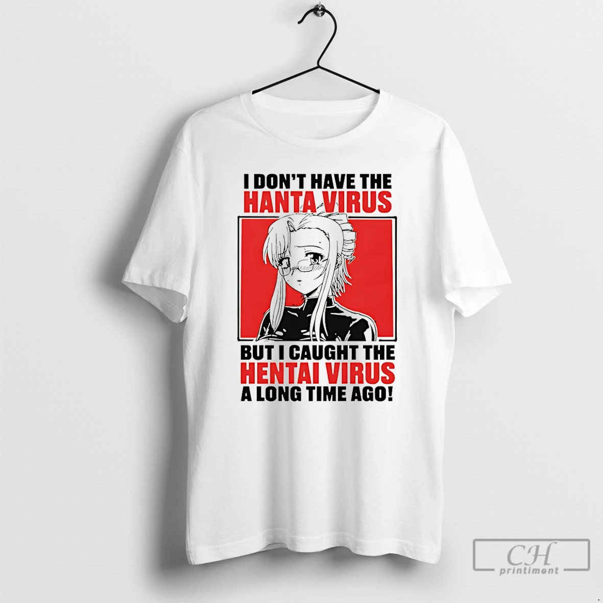 Classic Anime I Dont Have The Hanta Virus But I Caught The Hentai Virus T Shirts Sweater Hoodie