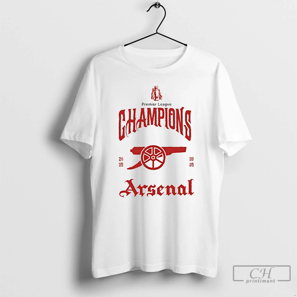 Classic Arsenal Fc Premier League Champions 2025 26 North London Forever T Shirts Sweater Hoodie