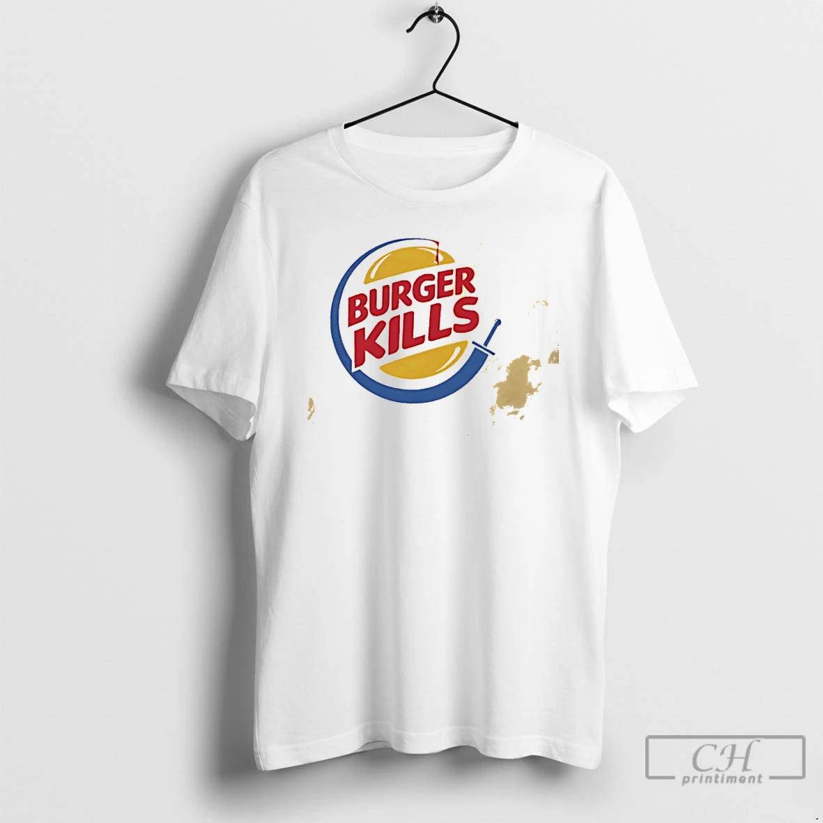 Classic Burger Kills X Burger King Logo T Shirts Sweater Hoodie