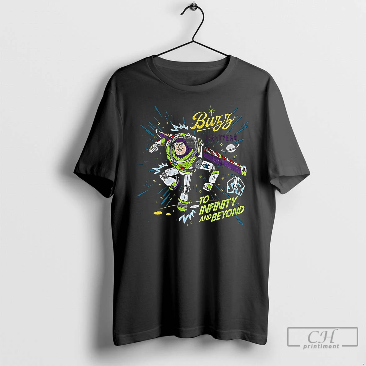 Classic Buzz Lightyear To Infinity And Beyond Toy Story Disneyland Family Trip T Shirts Sweater Hoodie