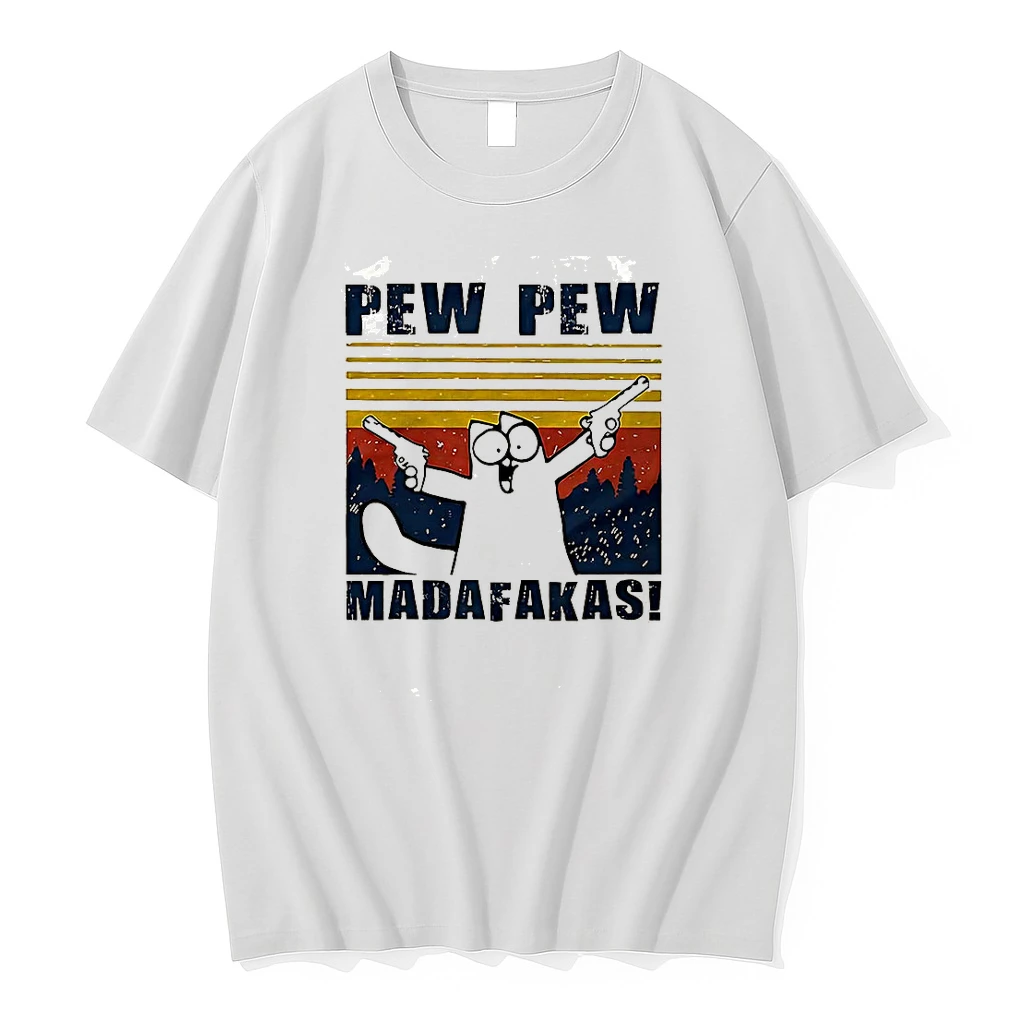 Classic Cat Pew Pew Madafakas Vintage Shirts Sweater Hoodie