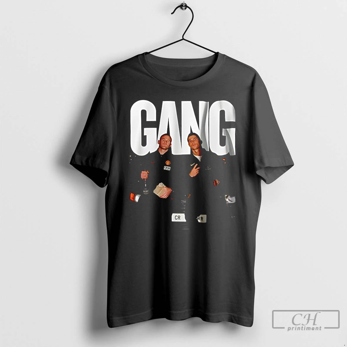 Classic Cristiano Ronaldo And Wayne Rooney Manchester United Gang T Shirts Sweater Hoodie