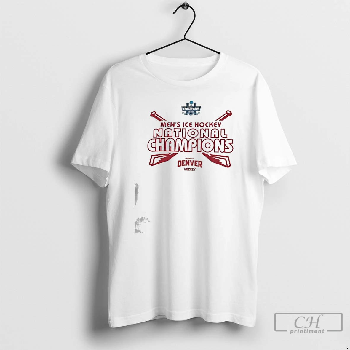 Classic Denver Pioneers Ncaa Frozen Four Mens Ice Hockey National Champions 2026 White T Shirts Sweater Hoodie