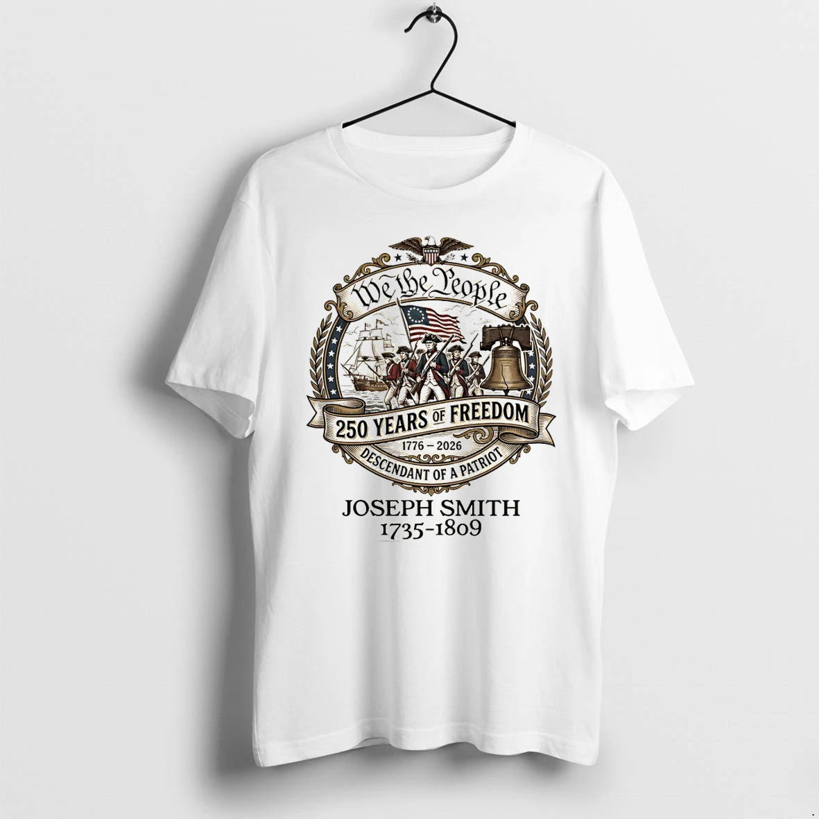 Classic Descendant Of A Patriot 250 Years Of Freedom We The People Shirts Sweater Hoodie