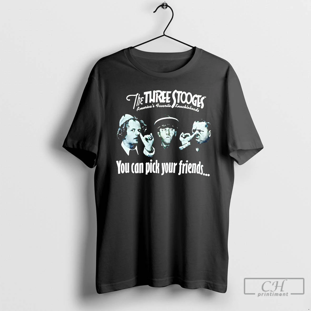 Classic Diamond Dallas Page Wearing The Three Stooges You Can Pick Your Friends T Shirts Sweater Hoodie
