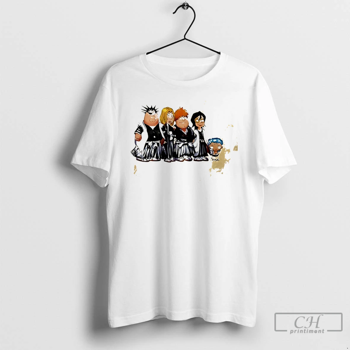Classic Family Guy X Bleach Soul Reapers Graphic T Shirts Sweater Hoodie