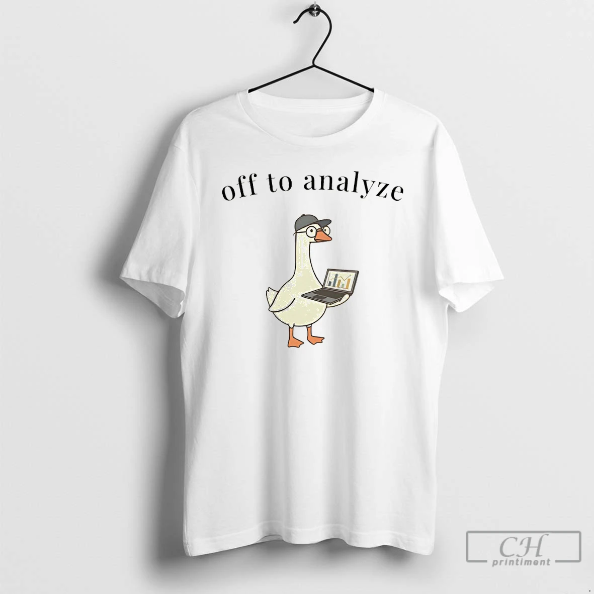 Classic Funny Data Analyst Goose Off To Analyze T Shirts Sweater Hoodie