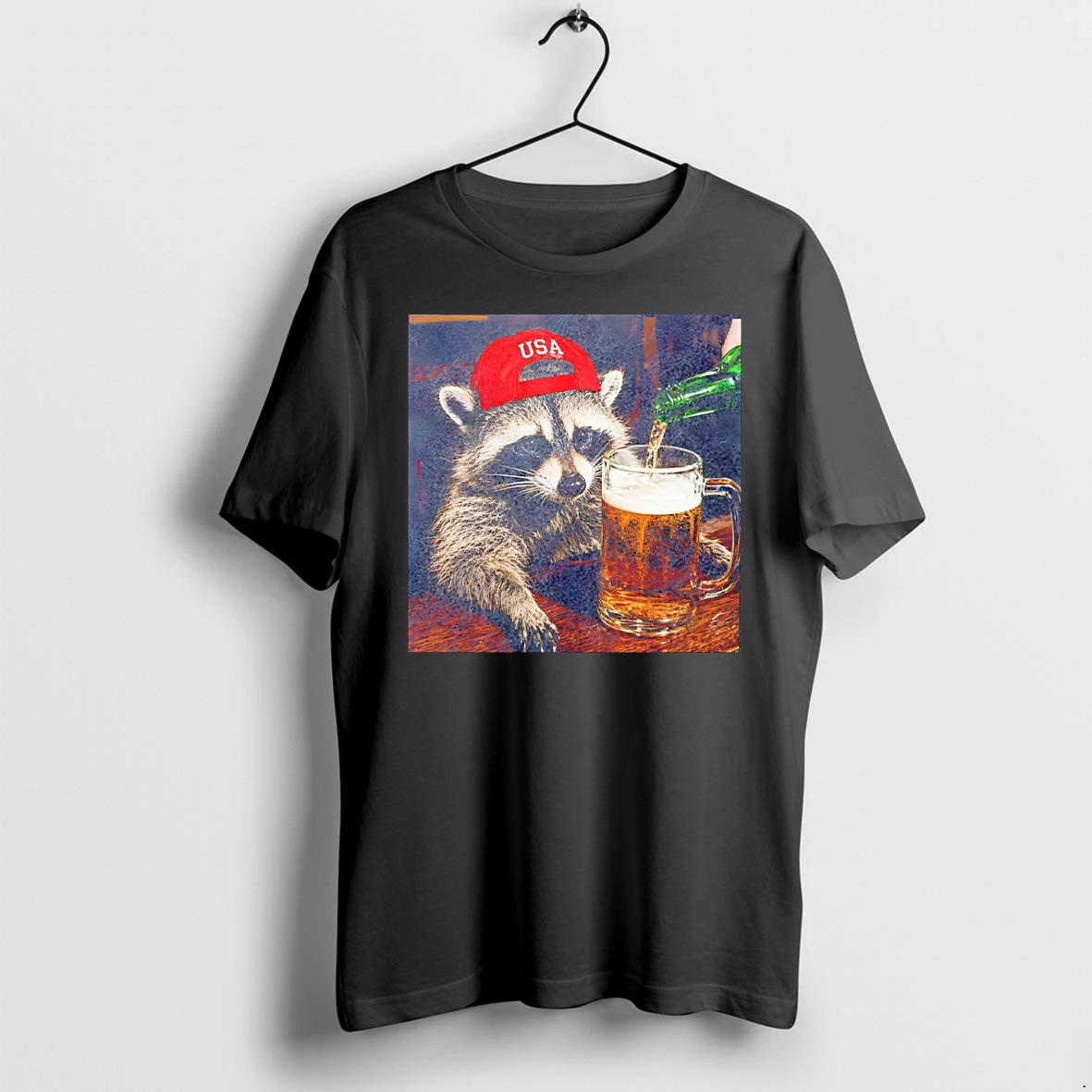 Classic Funny Raccoon Beer Patriotic Usa 4th Of July 2026 Shirts Sweater Hoodie