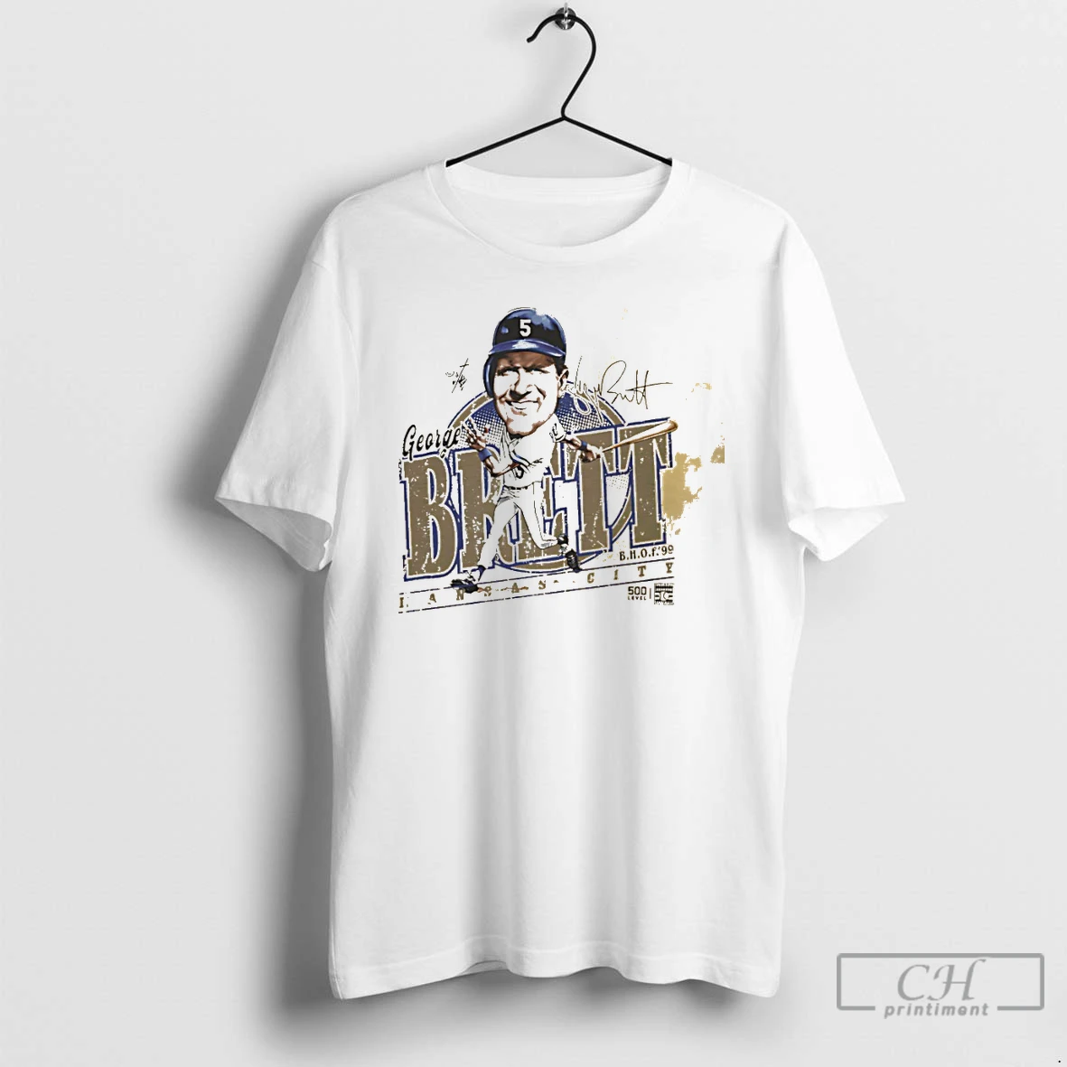 Classic George Brett Kansas Bruce Stark Collection T Shirts Sweater Hoodie