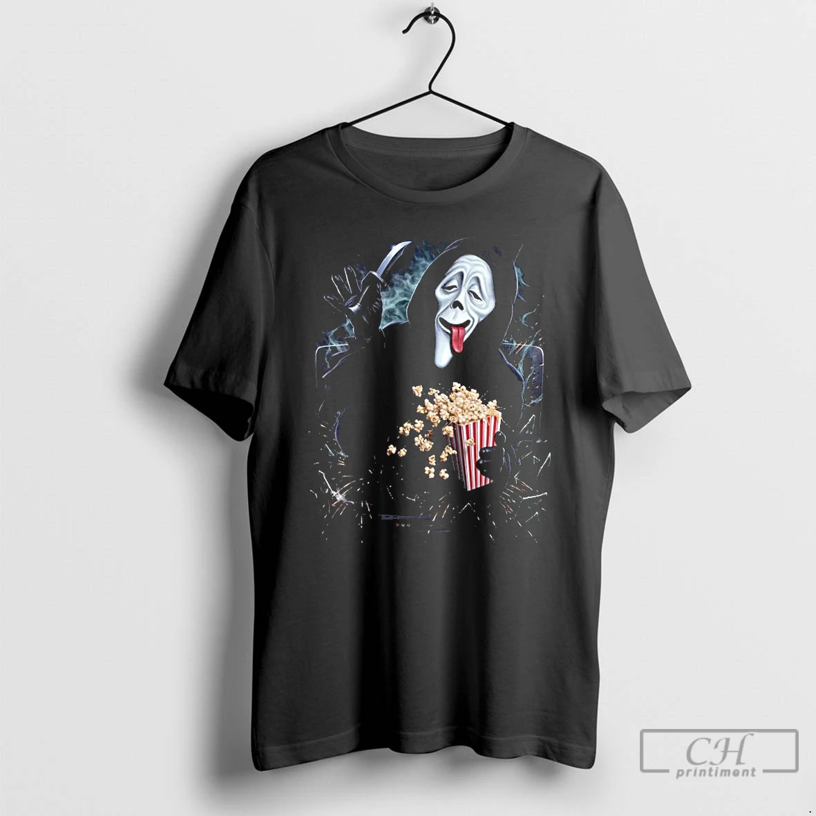 Classic Ghost Face Spoof Scary Movie Munchies T Shirts Sweater Hoodie