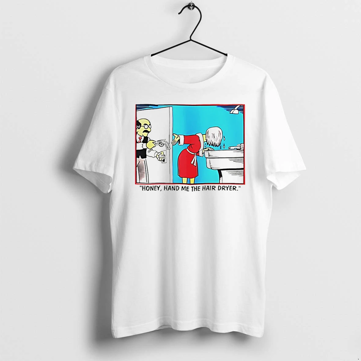 Classic Honey Hand Me The Hair Dryer Cartoon Shirts Sweater Hoodie