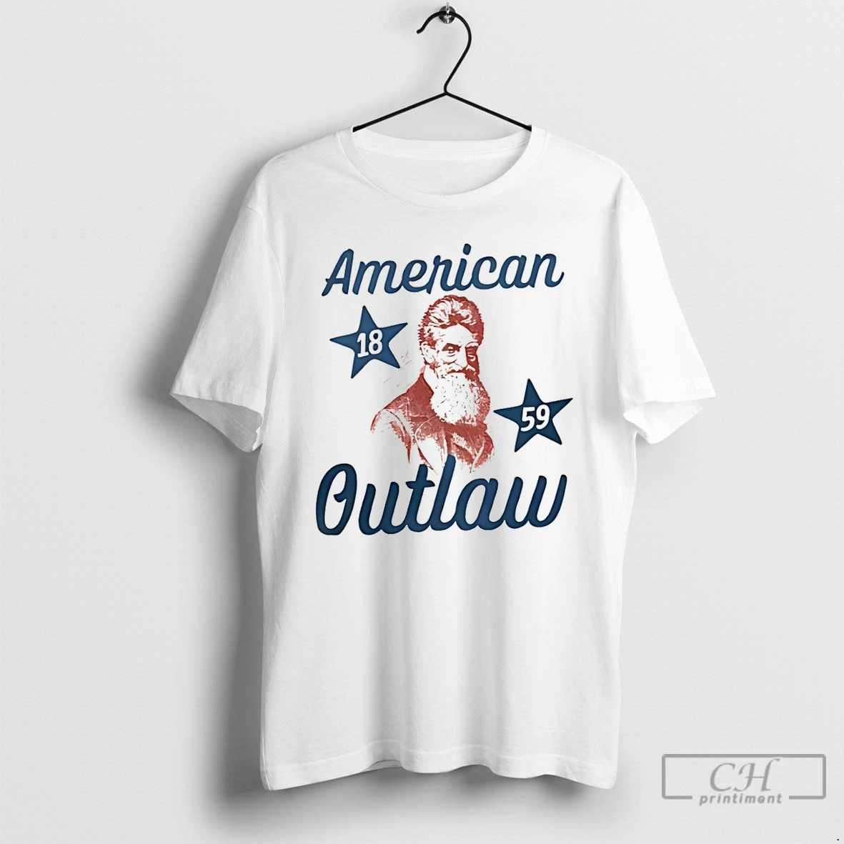 Classic John Brown American Outlaw 1859 T Shirts Sweater Hoodie