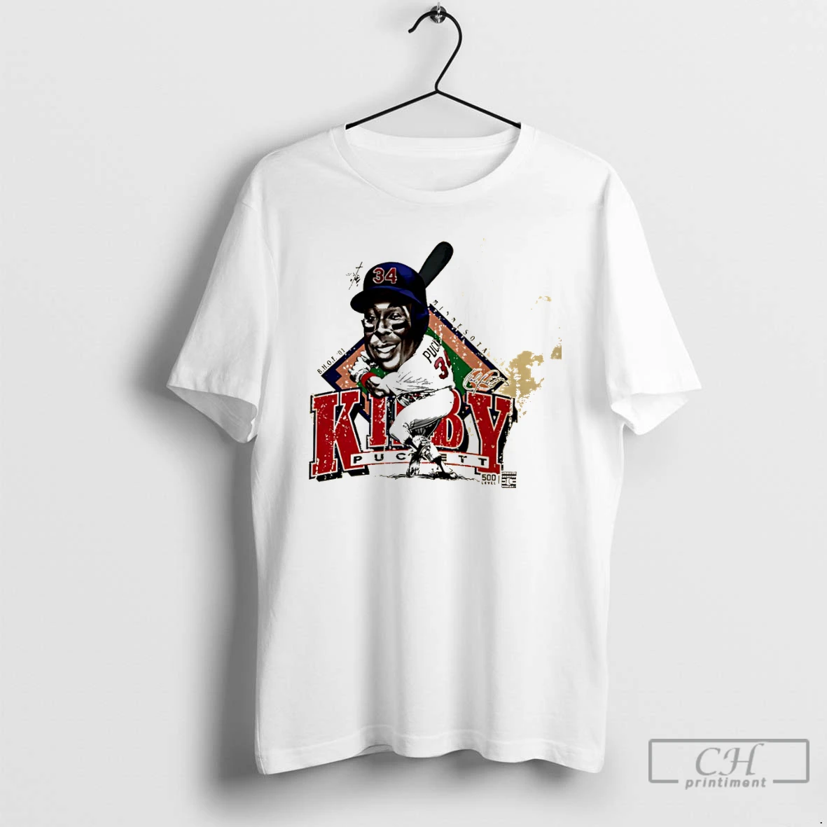 Classic Kirby Puckett Minnesota Bruce Stark Collection T Shirts Sweater Hoodie