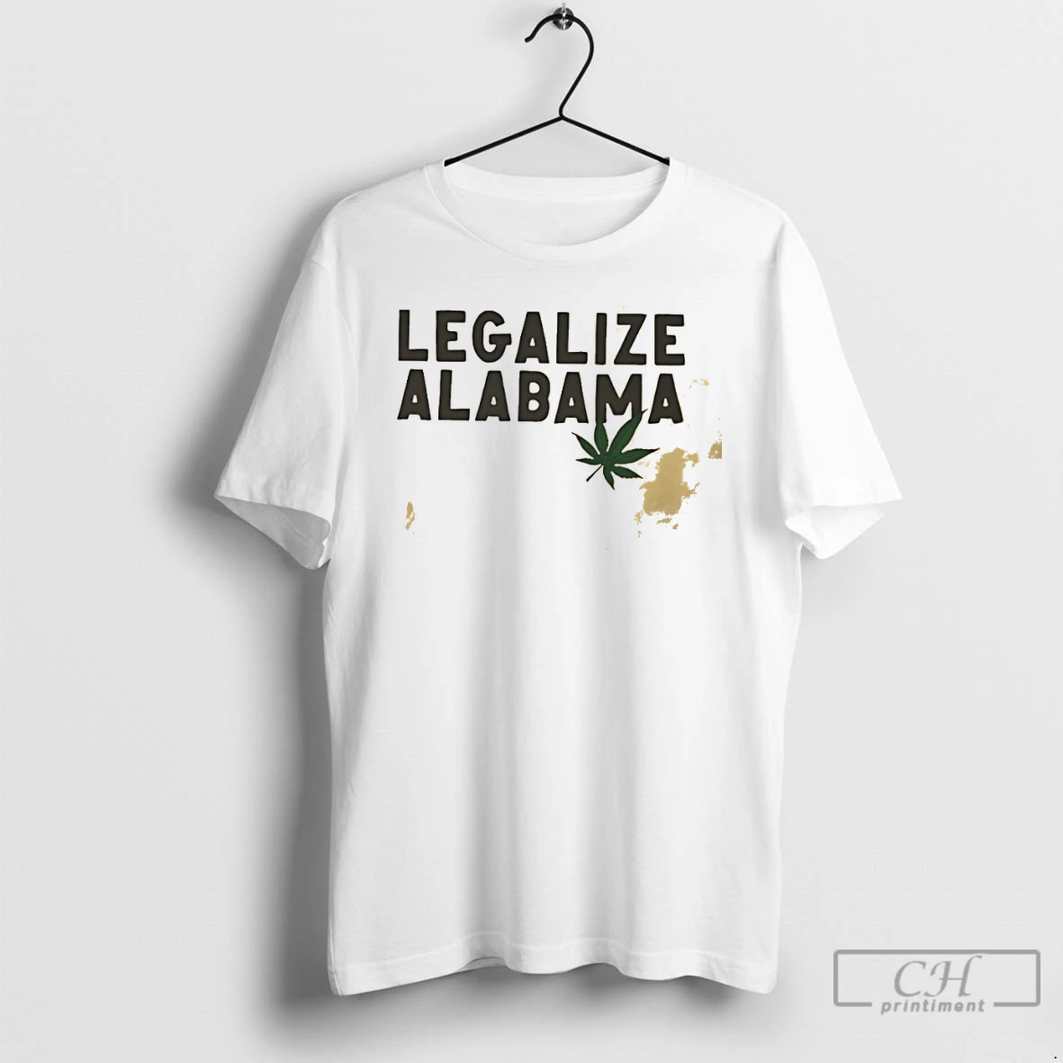 Classic Legalize Alabama Cannabis Leaf T Shirts Sweater Hoodie