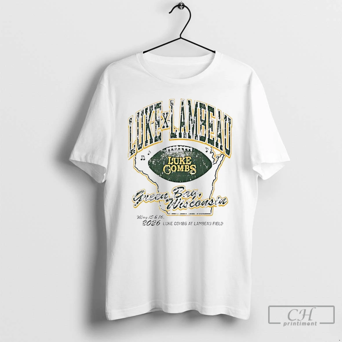 Classic Luke Combs At Lambeau Field Hit 2026 Green Bay Wisconsin T Shirts Sweater Hoodie