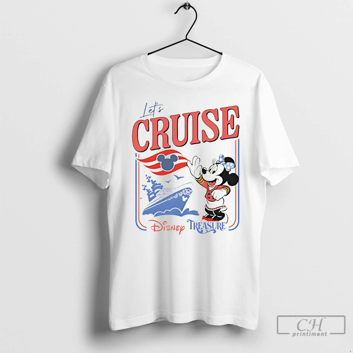 Classic Minnie Disney Lets Cruise Line Treasure 2026 T Shirts Sweater Hoodie