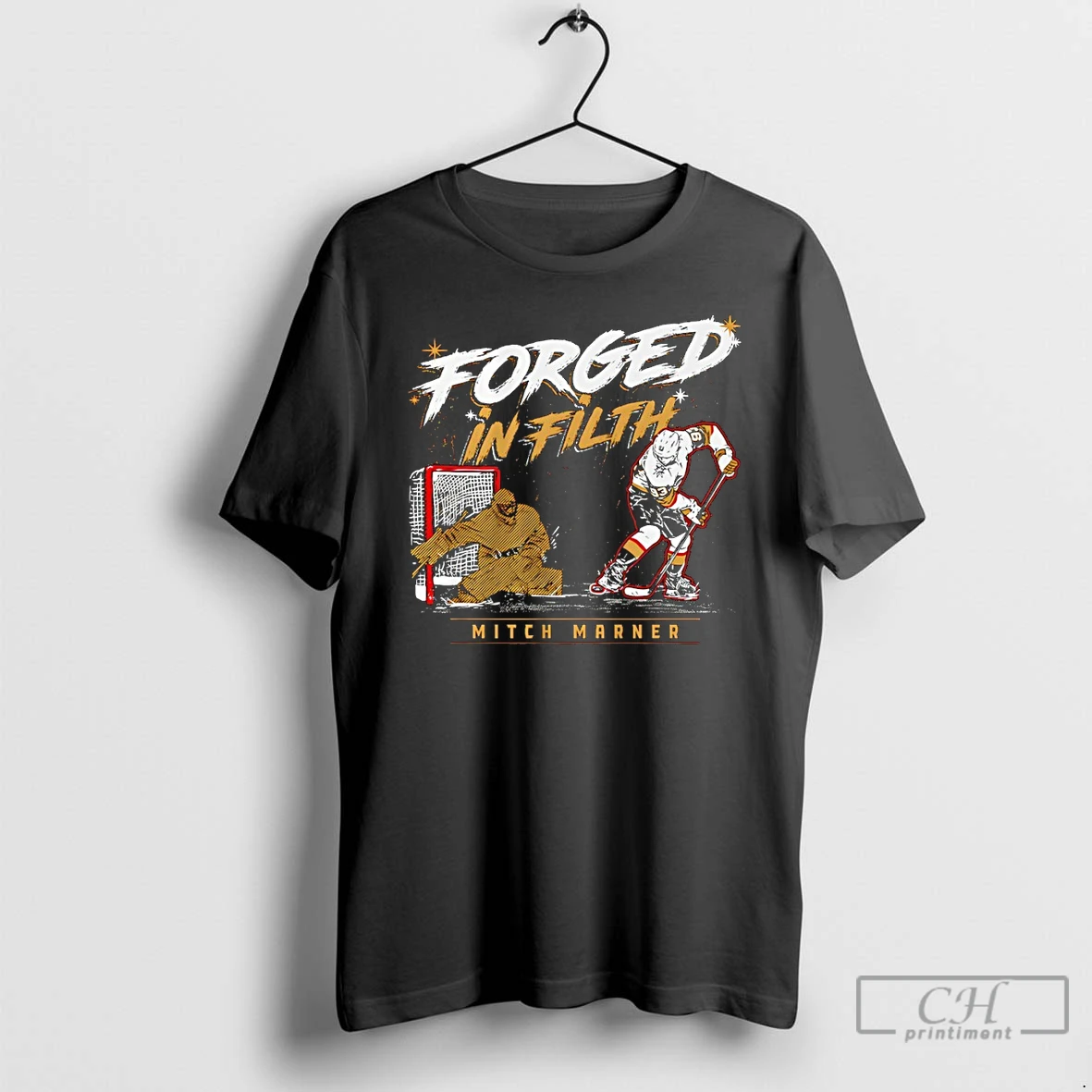 Classic Mitch Marner Vegas Golden Knights Hockey Nhl Forged In Filth 2026 T Shirts Sweater Hoodie