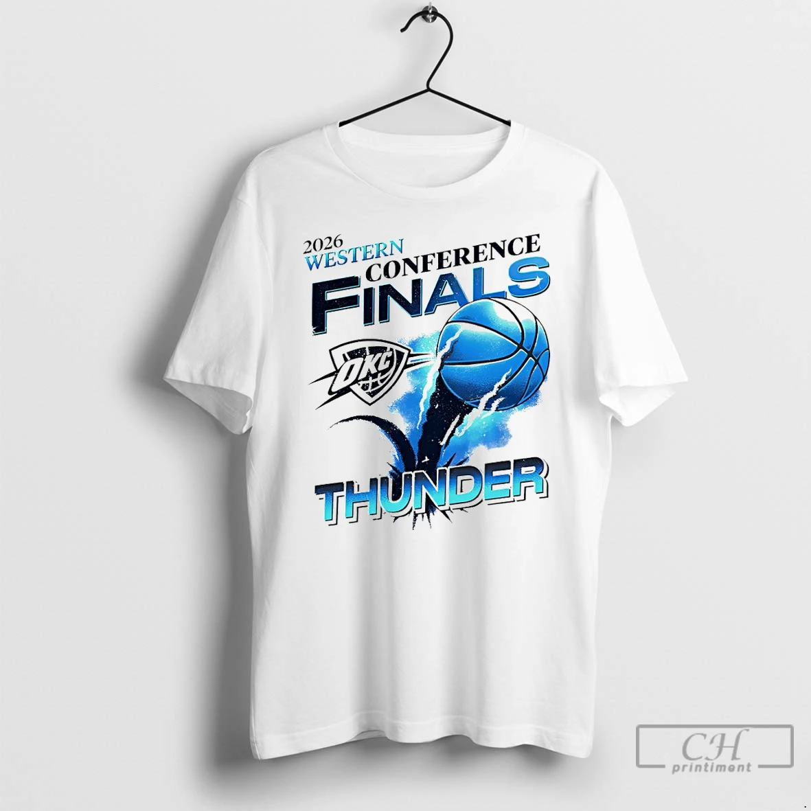 Classic Okc Oklahoma City Thunder 2026 Nba Western Conference Finals T Shirts Sweater Hoodie