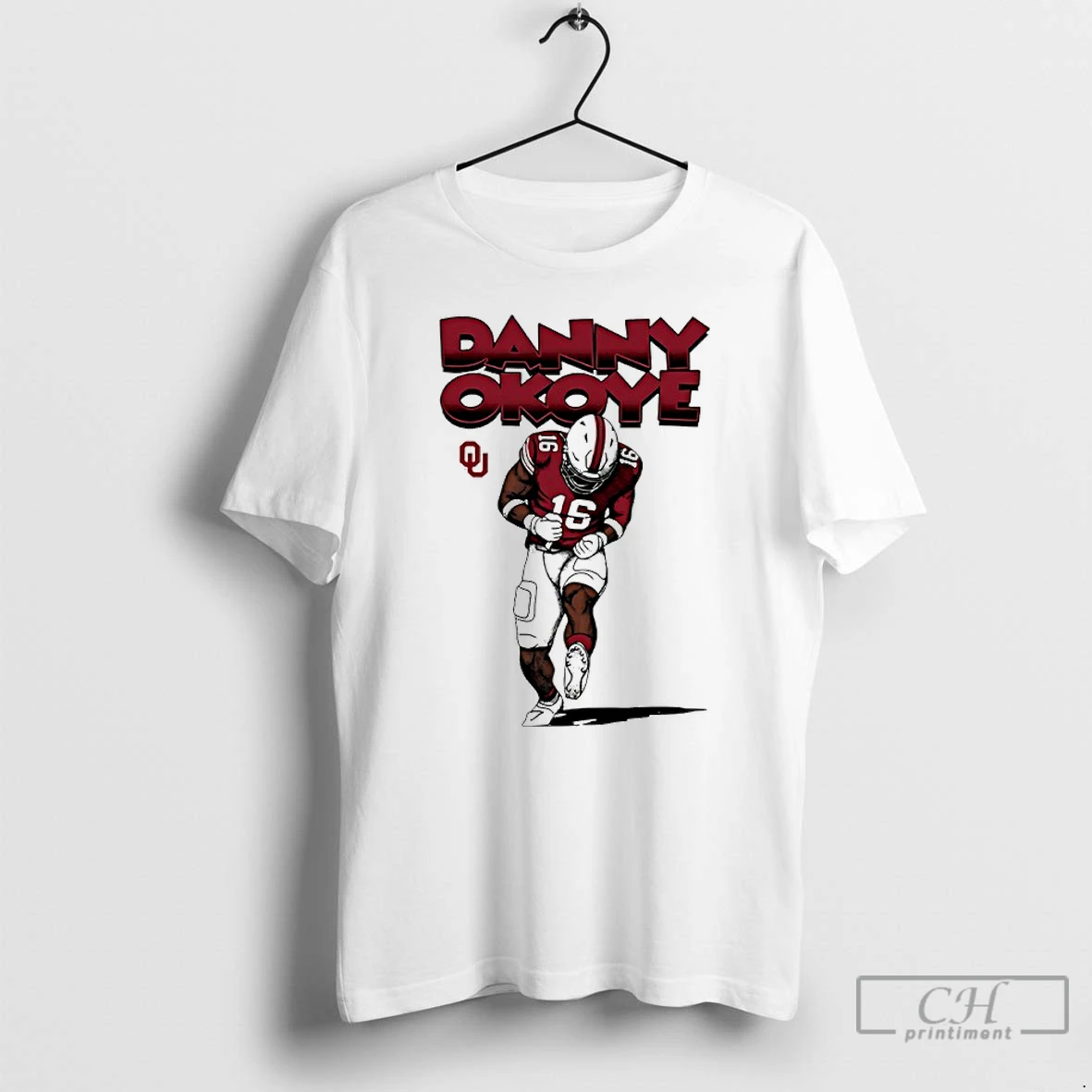 Classic Oklahoma Sooners Danny Okoye Player Caricature T Shirts Sweater Hoodie