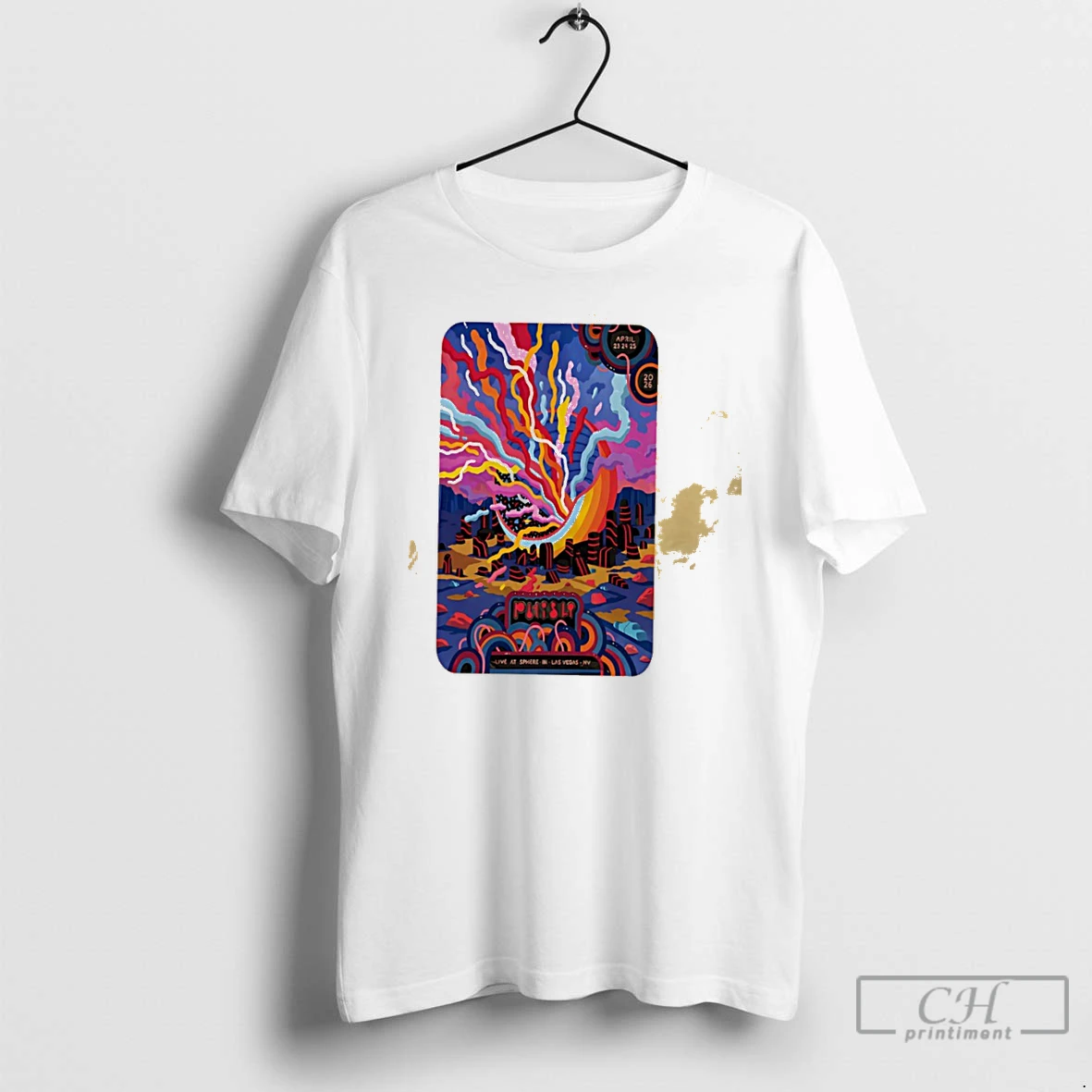 Classic Phish Sphere Sands Ave Las Vegas Nv Apr 23 24 25 2026 T Shirts Sweater Hoodie