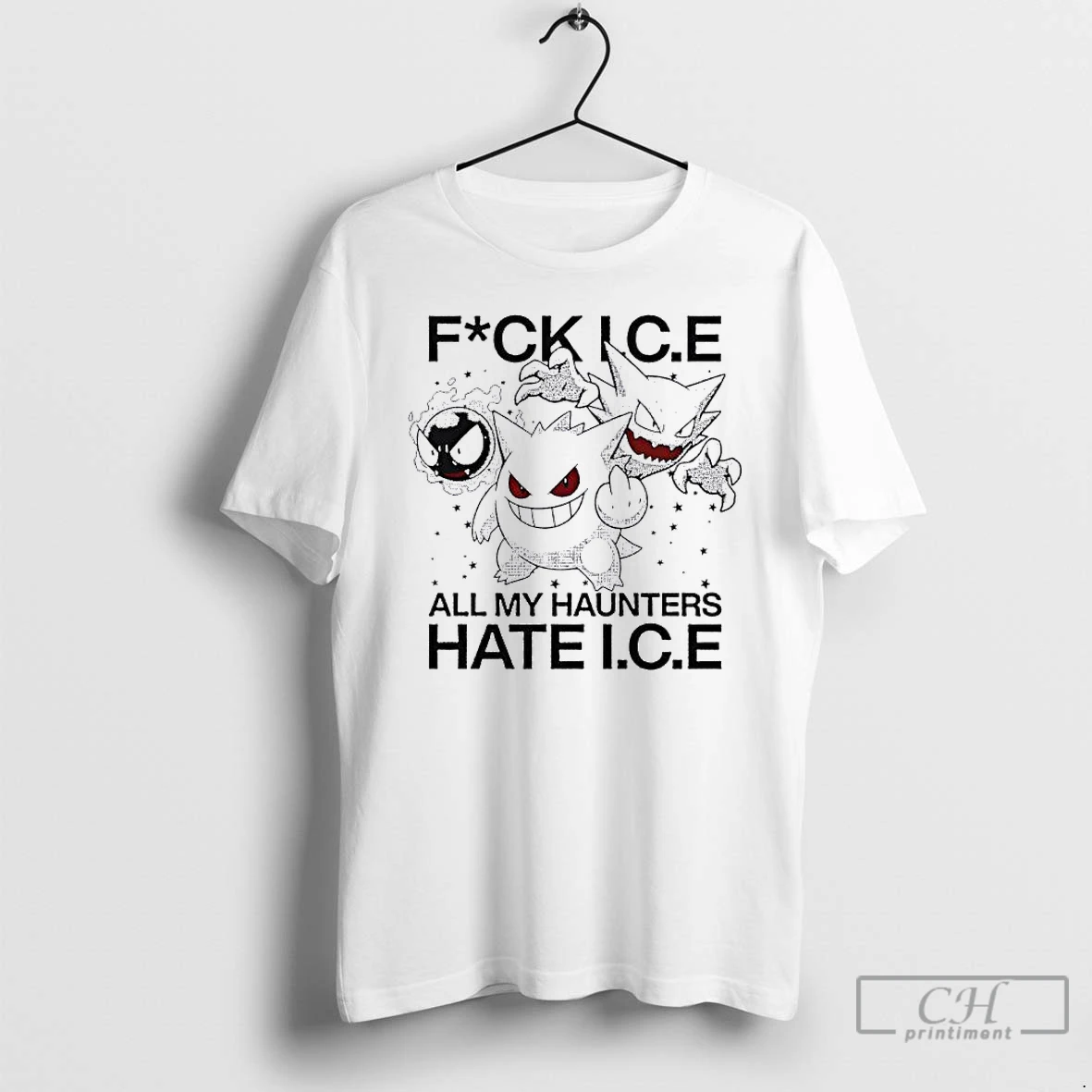 Classic Pokemon Fuck Ic E All My Haunters Hate I C E T Shirts Sweater Hoodie