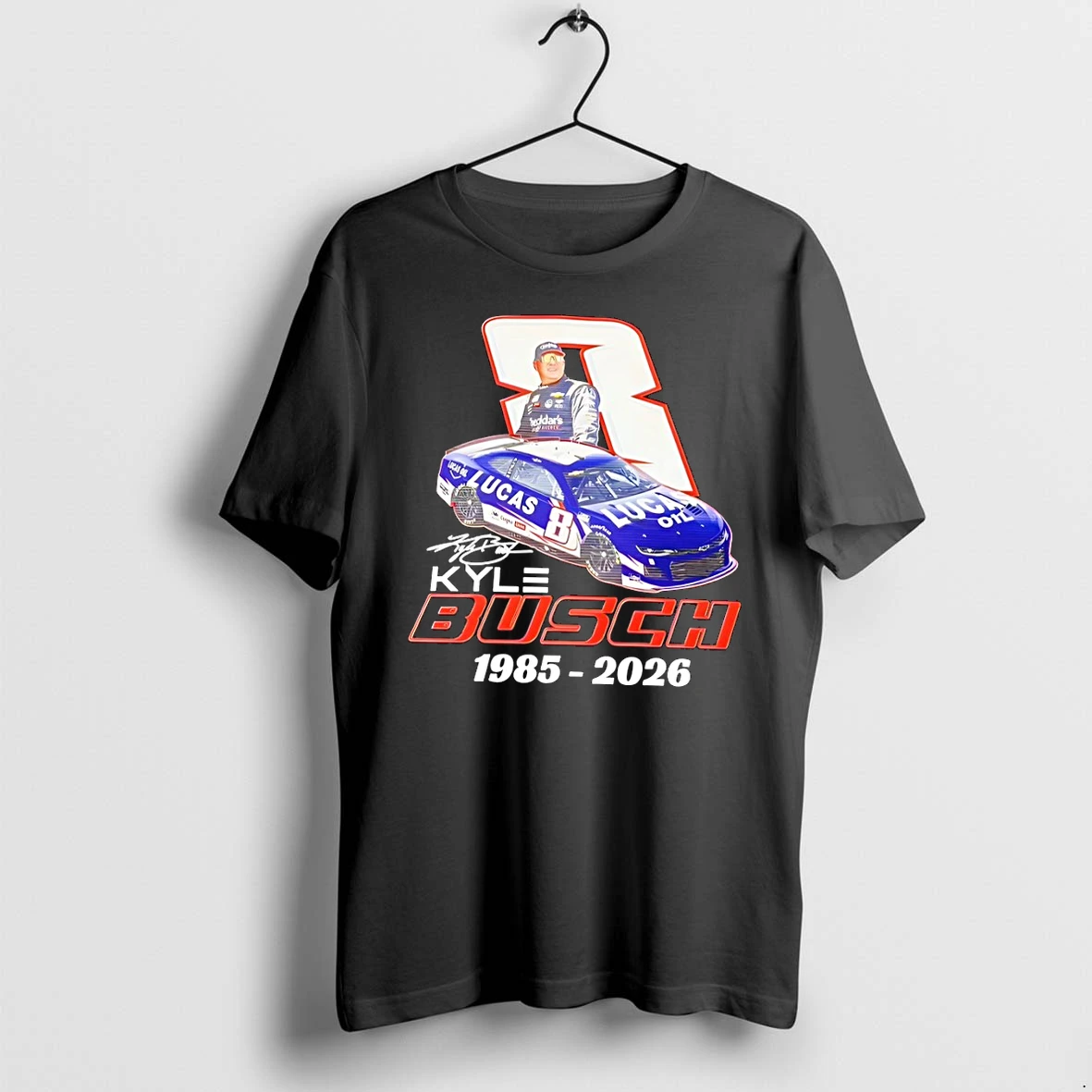 Classic Rowdy Forever Kyle Busch 8 Lucas Oil Nascar Legend 1985 2026 Signature Shirts Sweater Hoodie
