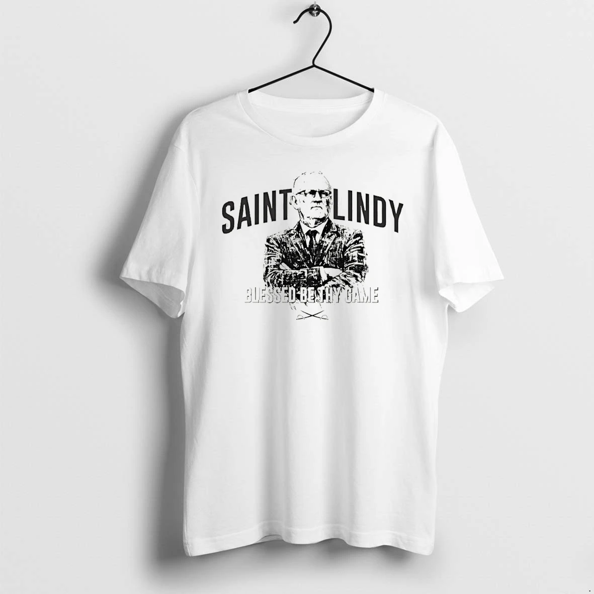 Classic Saint Lindy Buffalo Sabres Hockey Blessed Be Thy Game Vintage Shirts Sweater Hoodie