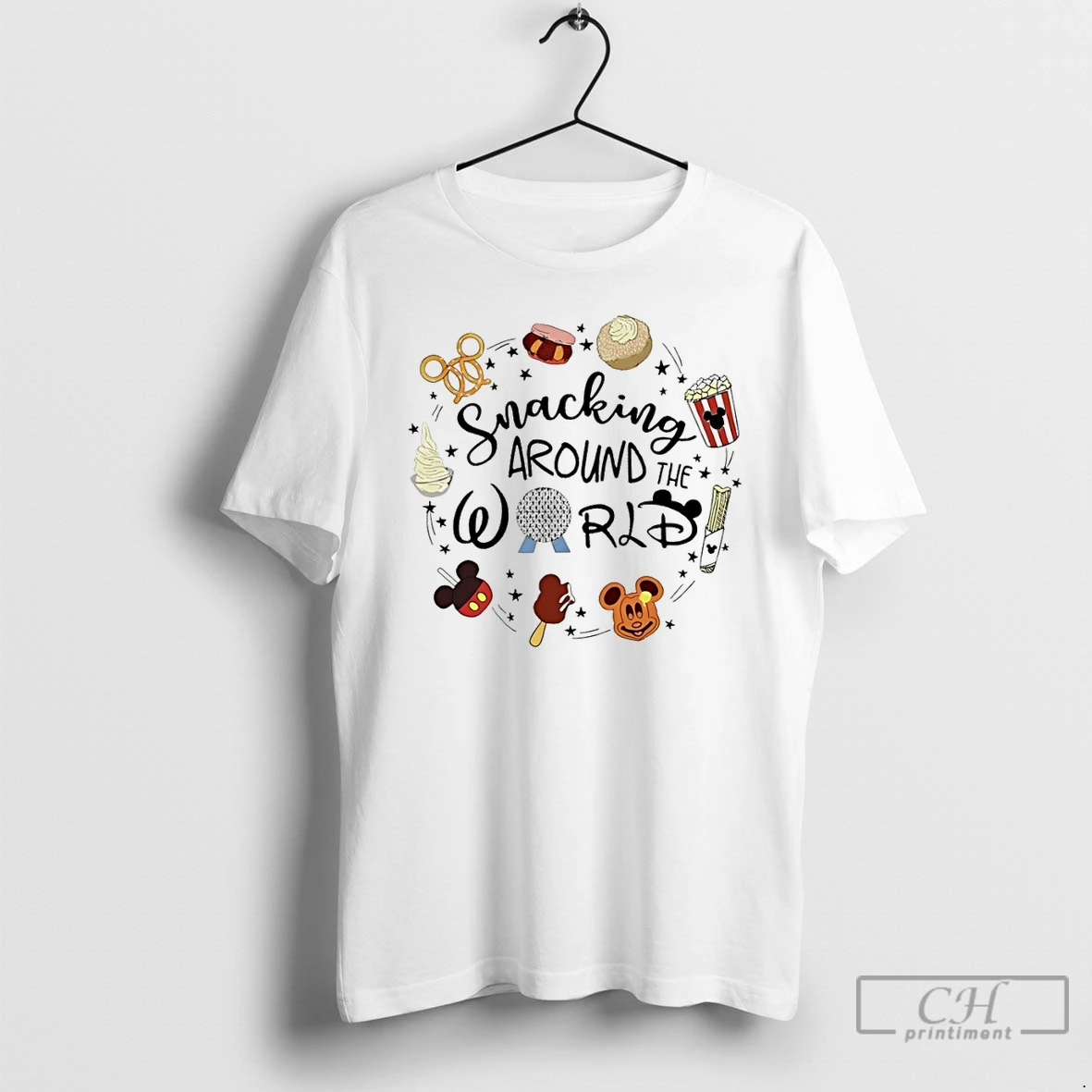 Classic Snacking Around The World Disney Family 2026 T Shirts Sweater Hoodie
