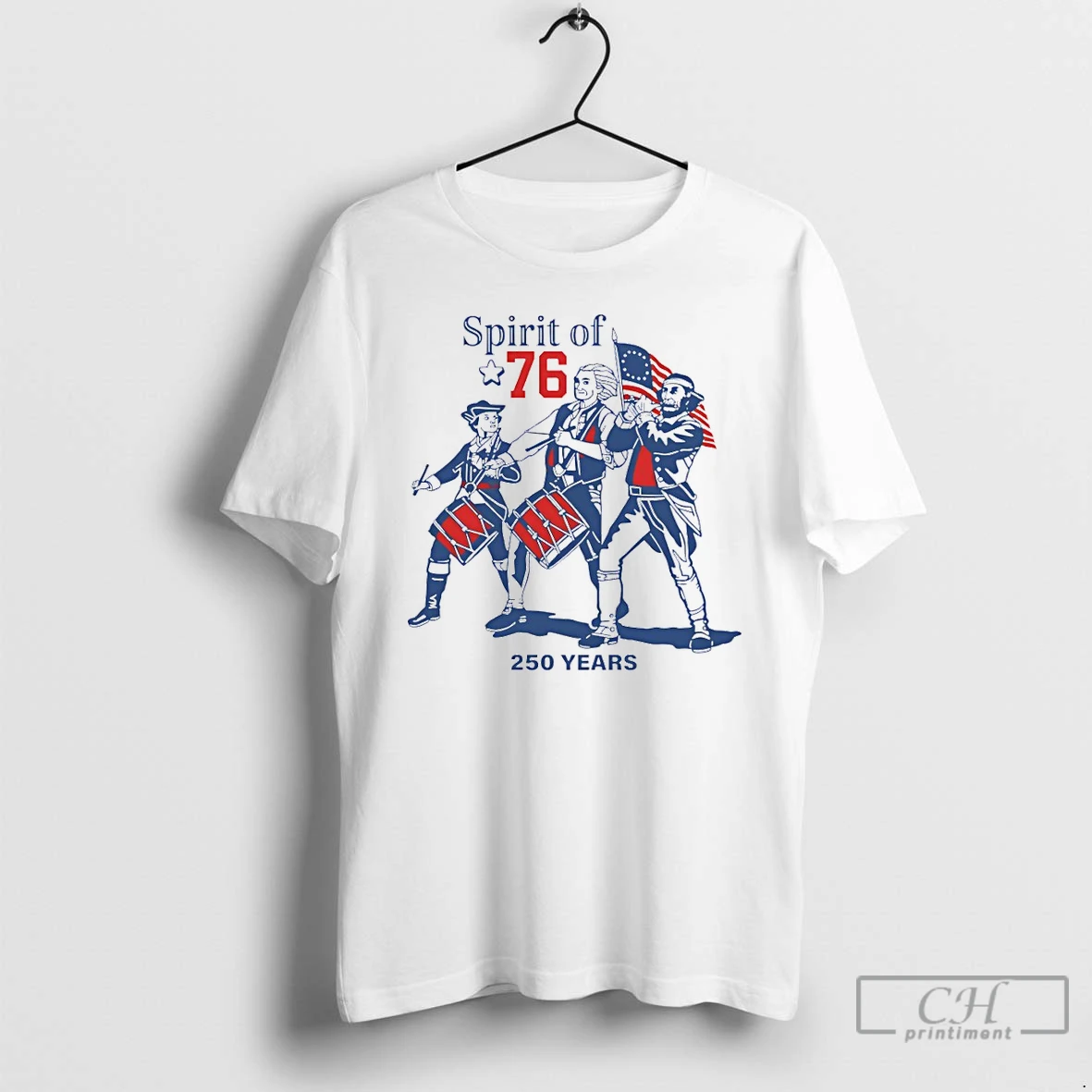 Classic Spirit Of 76 Usa 250 Years Independence Day T Shirts Sweater Hoodie