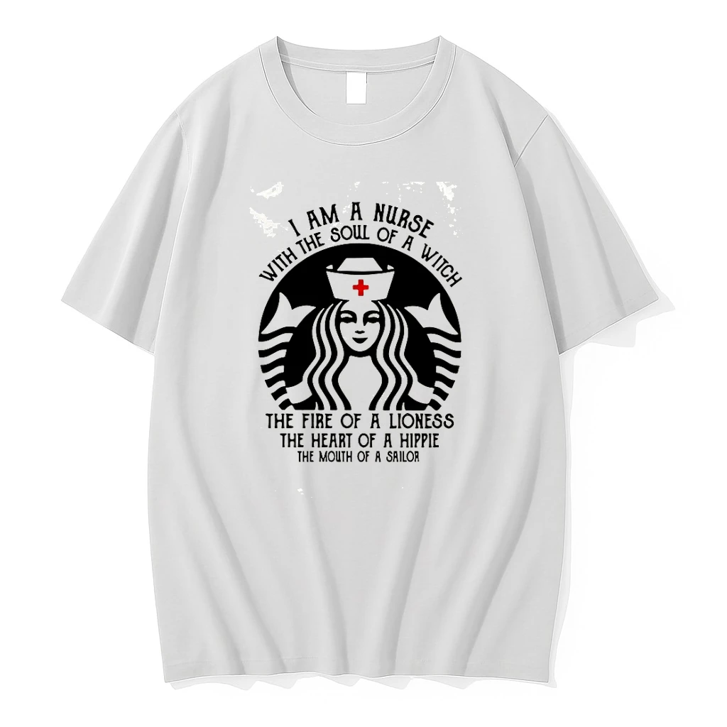 Classic Starbucks I Am A Nurse With The Soul Of A Witch The Fire Of A Lioness Shirts Sweater Hoodie