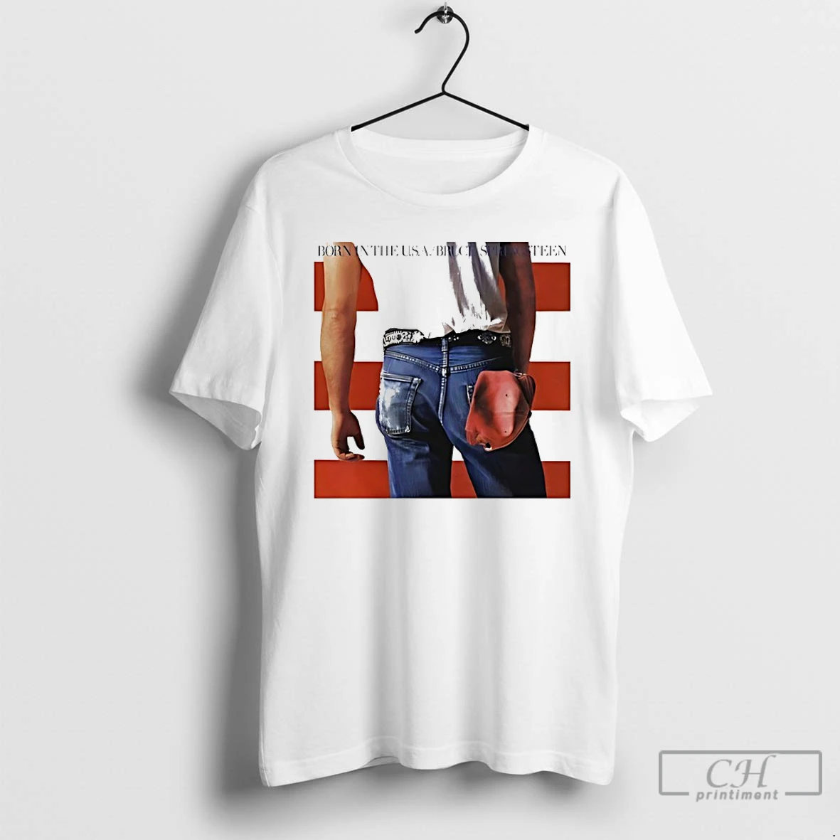 Classic Taehyung Is Wearing Born In The Usa Bruce Springsteen T Shirts Sweater Hoodie