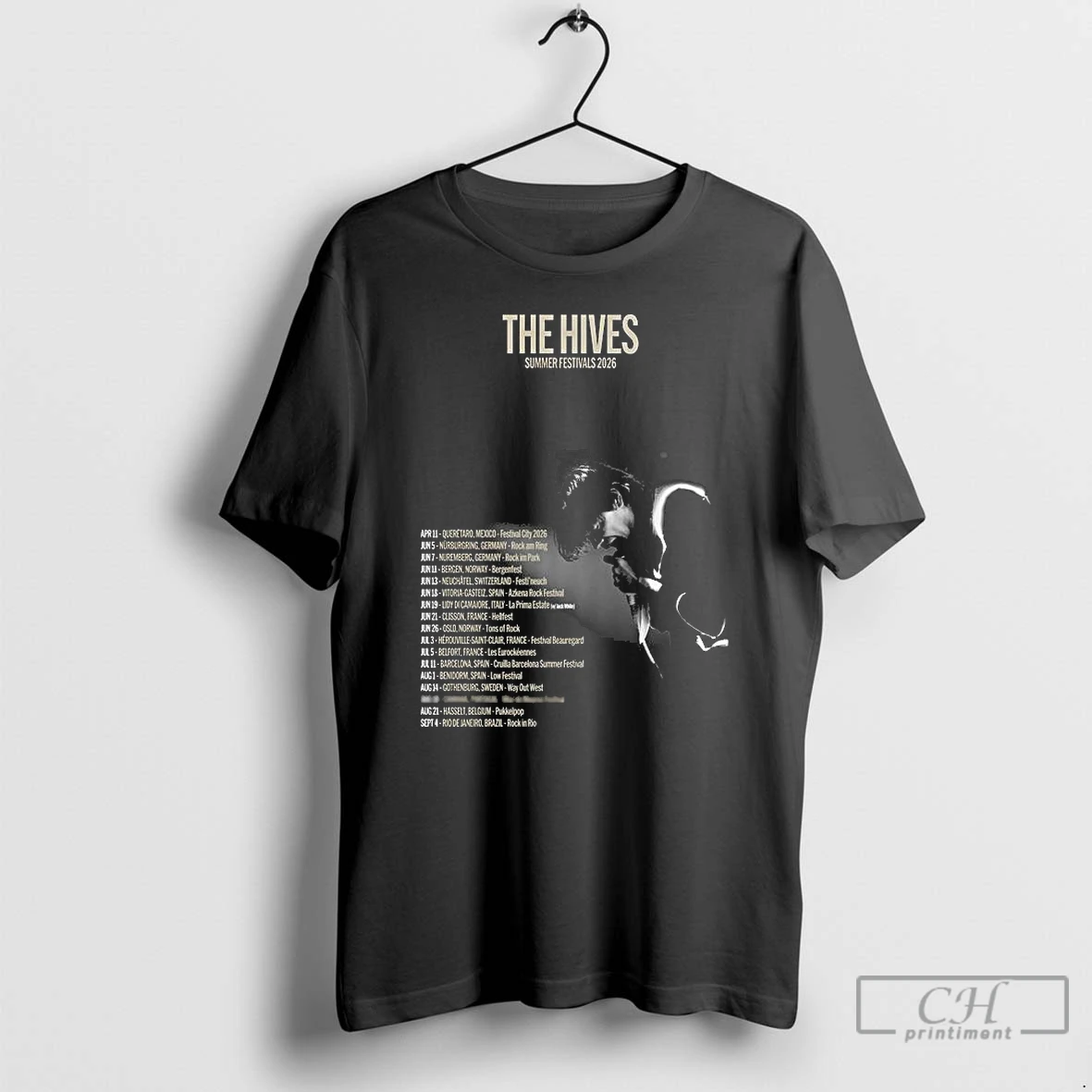 Classic The Hives Summer Festival 2026 T Shirts Sweater Hoodie
