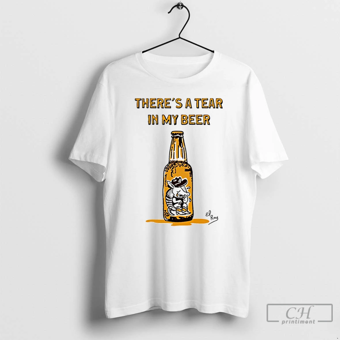 Classic Theres A Tear In My Beer Cowboy Armadillo T Shirts Sweater Hoodie