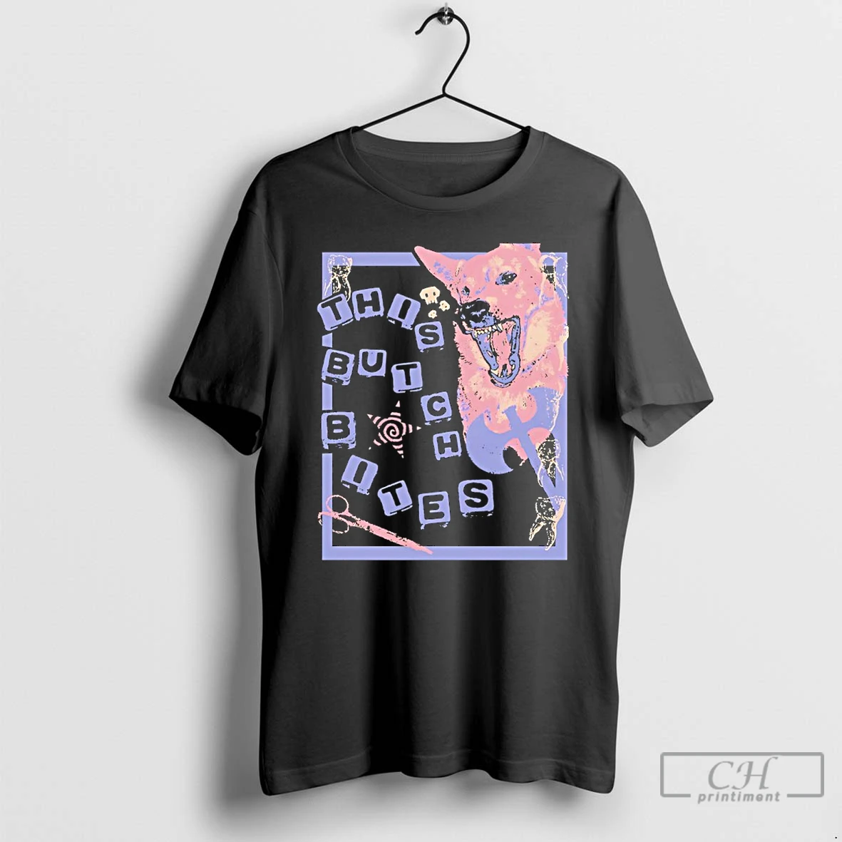 Classic This Butch Bites Dog Vintage T Shirts Sweater Hoodie