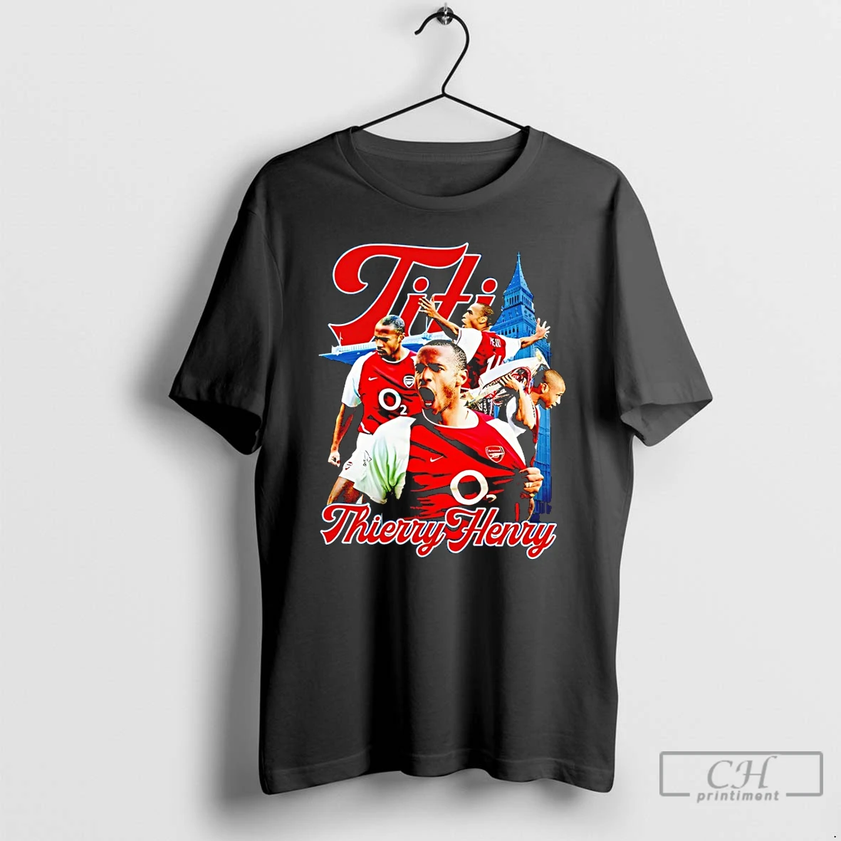 Classic Titi Thierry Henry Arsenal Fc Graphic Vintage T Shirts Sweater Hoodie