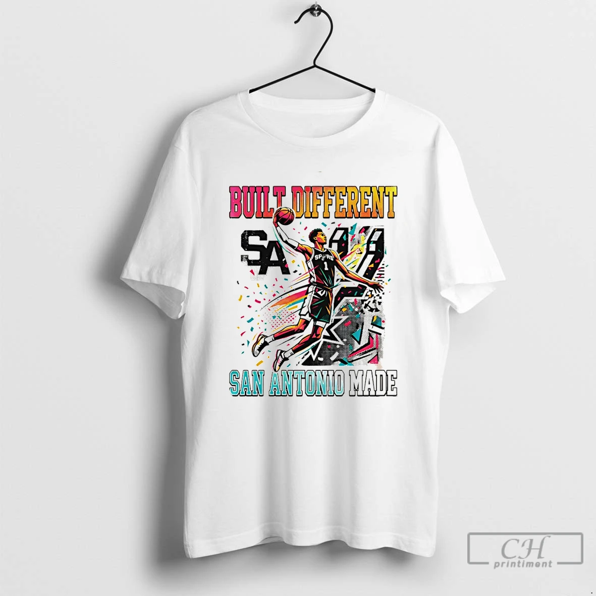 Classic Victor Wembanyama Built Different San Antonio Made Spurs Basketball Wemby Era 2026 T Shirts Sweater Hoodie