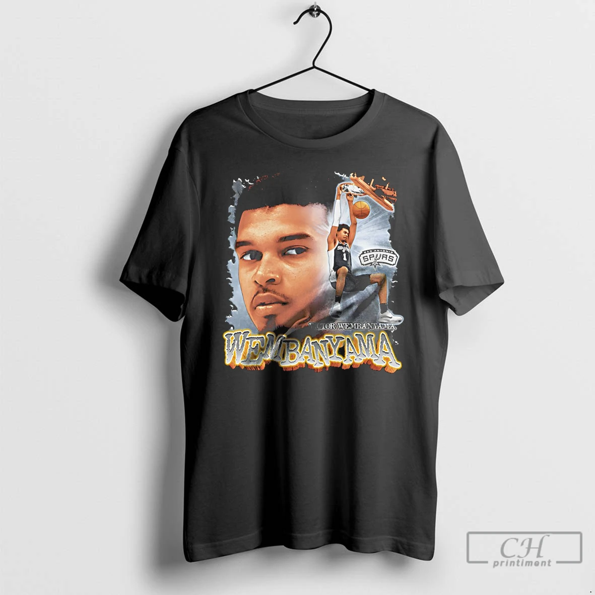Classic Victor Wembanyama San Antonio Spurs Basketball Player 2026 Vintage T Shirts Sweater Hoodie