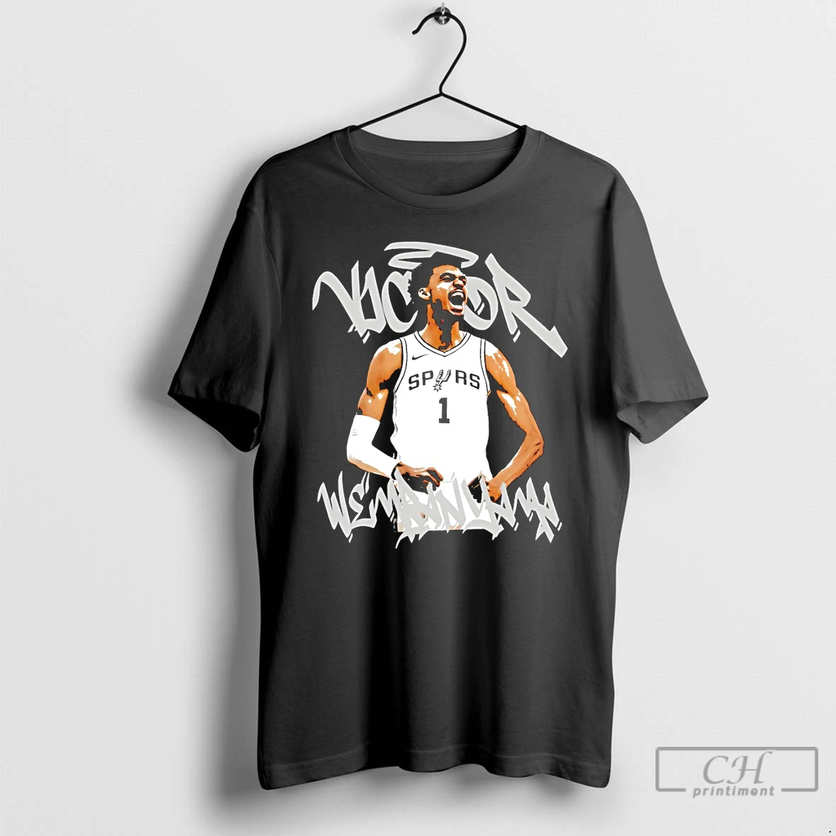 Classic Victor Wembanyama Celebration San Antonio Spurs Basketball Nba 2026 T Shirts Sweater Hoodie