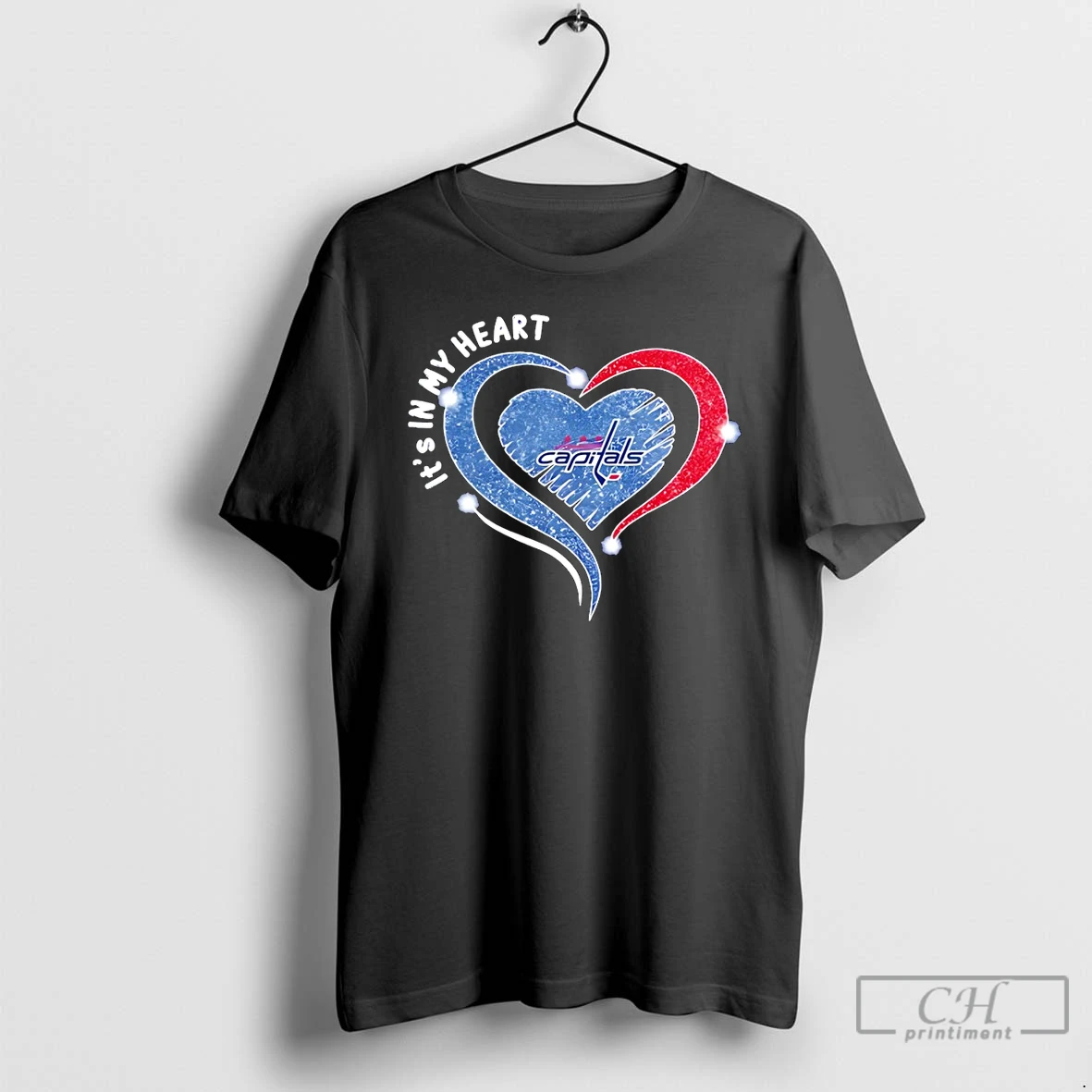 Classic Washington Capitals Its In My Heart Hockey Nhl 2026 T Shirts Sweater Hoodie