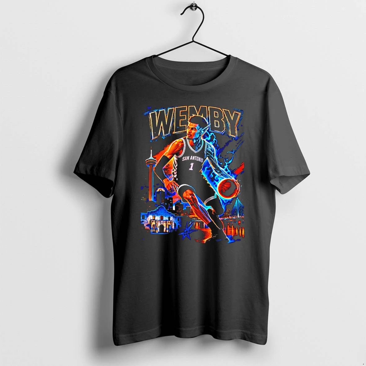 Classic Wemby Half Alien San Antonio Spurs Basketball Shirts Sweater Hoodie