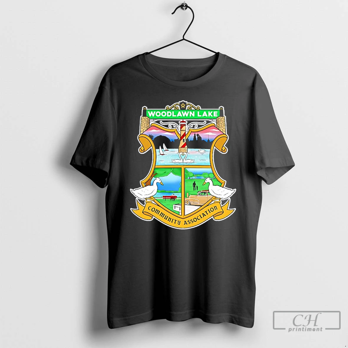 Classic Woodlawn Lake Community Association In San Antonio Texas T Shirts Sweater Hoodie