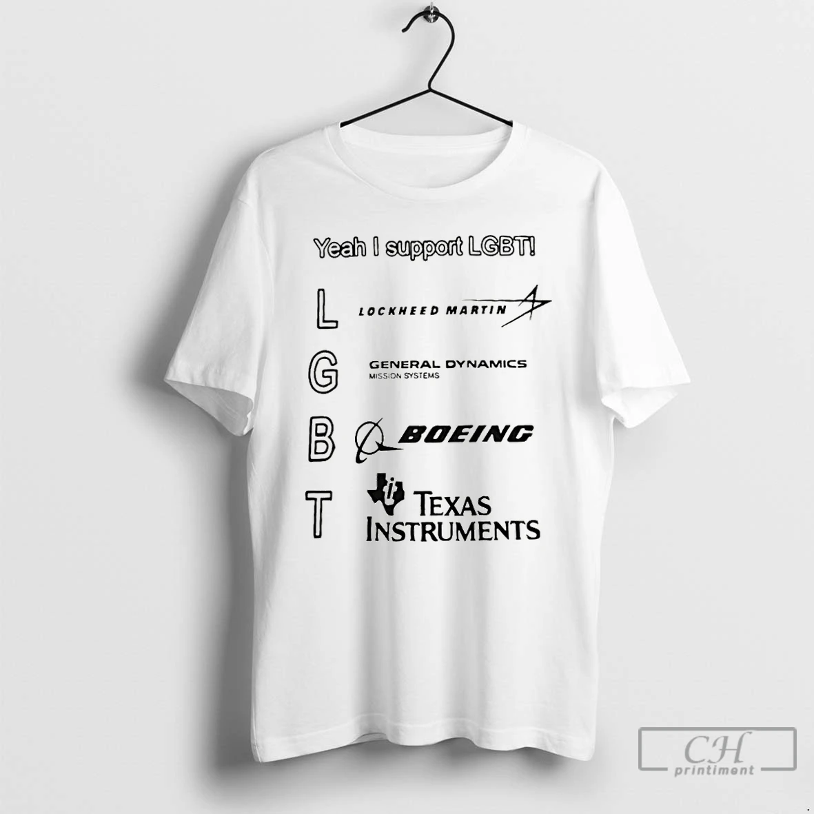 Classic Yeah I Support Lgbt Lockheed Martin General Dynamics Boeing T Shirts Sweater Hoodie