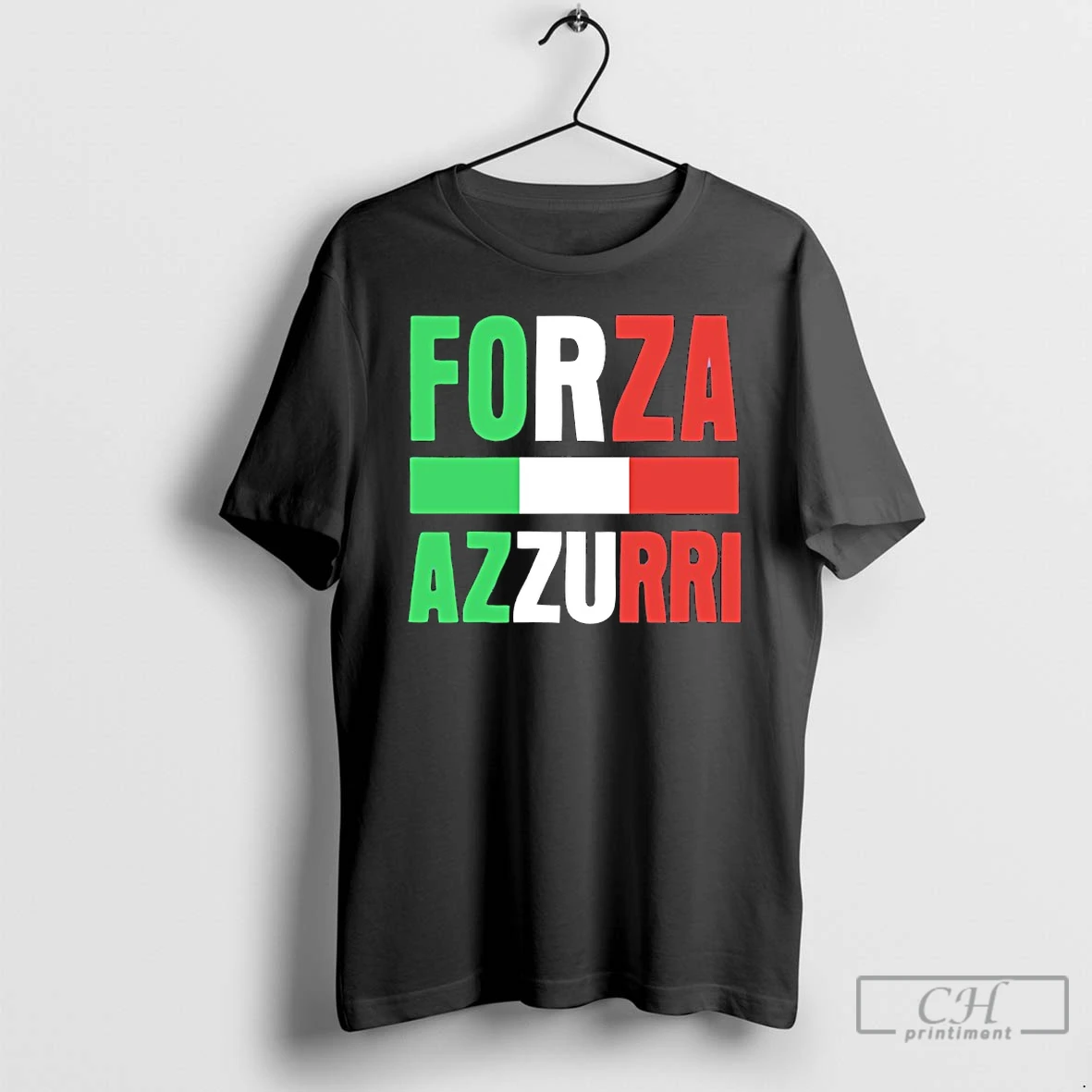 Classic U8odetwz Forza Azzurri Italy T Shirts Sweater Hoodie