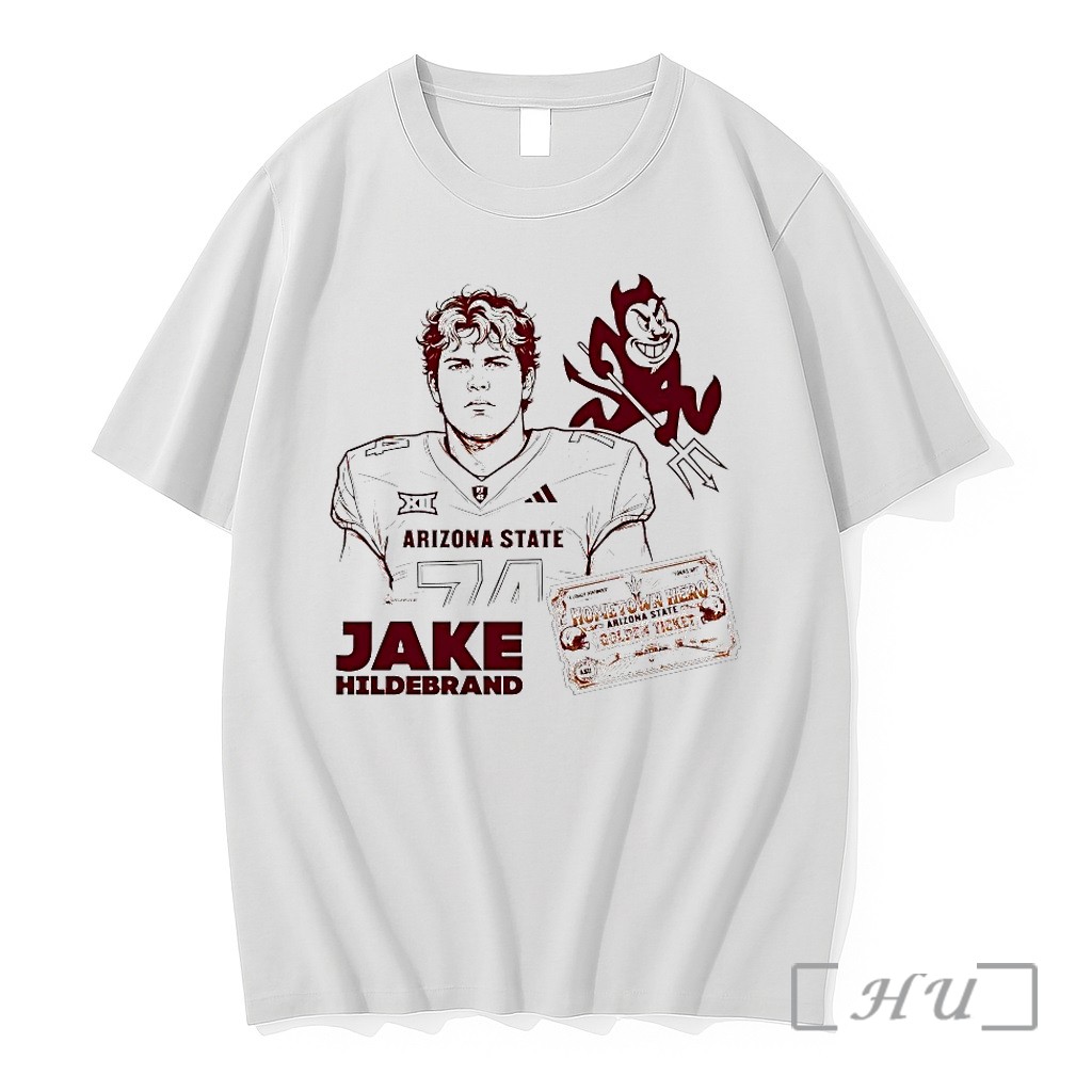 Jake Hildebrand Arizona State Sun Devils Hometown Hero Golden Ticket Tshirts Sweater Hoodie