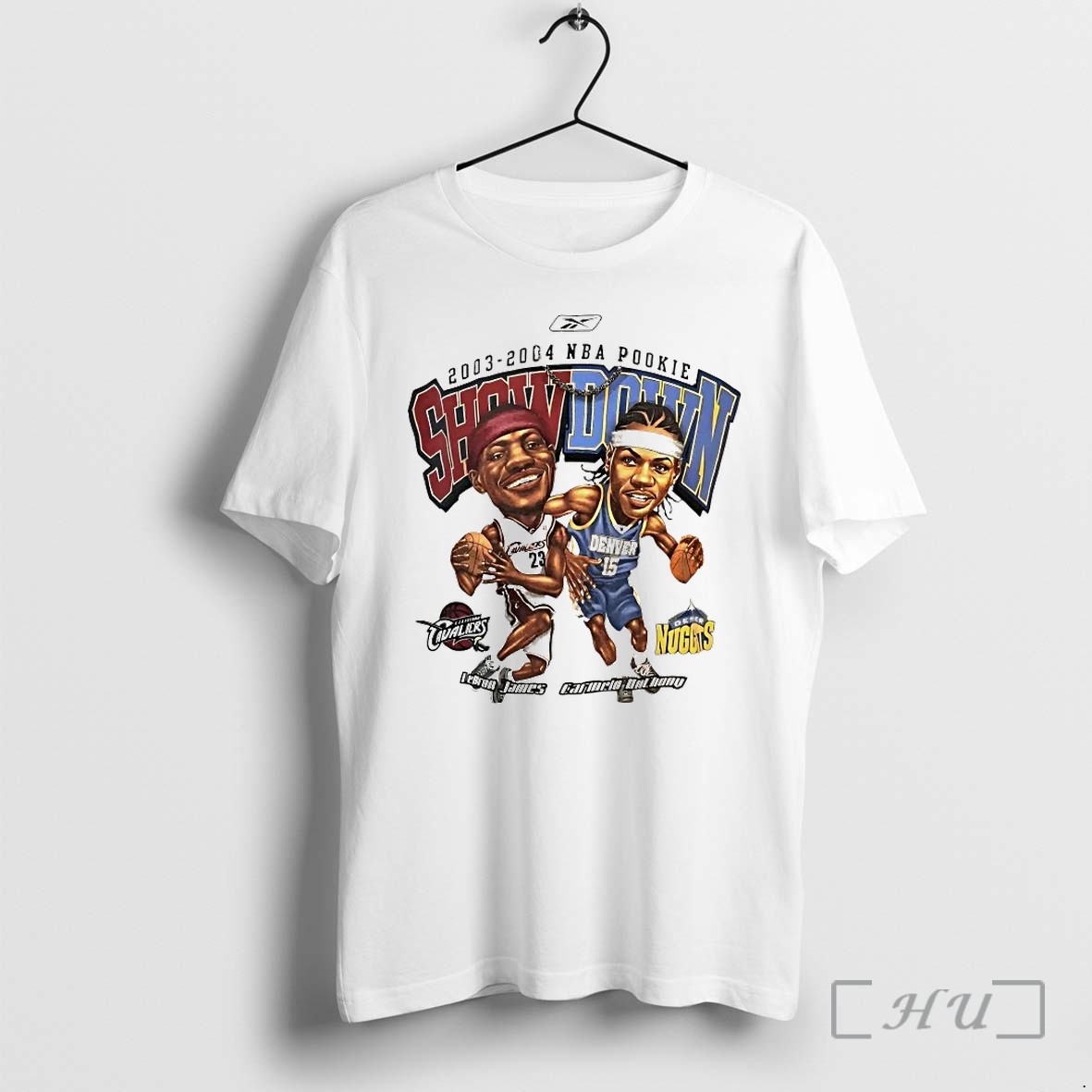 Lebron James Carmelo Anthony 2003 2004 Nba Pookie Showdown Caricature Tshirts Sweater Hoodie