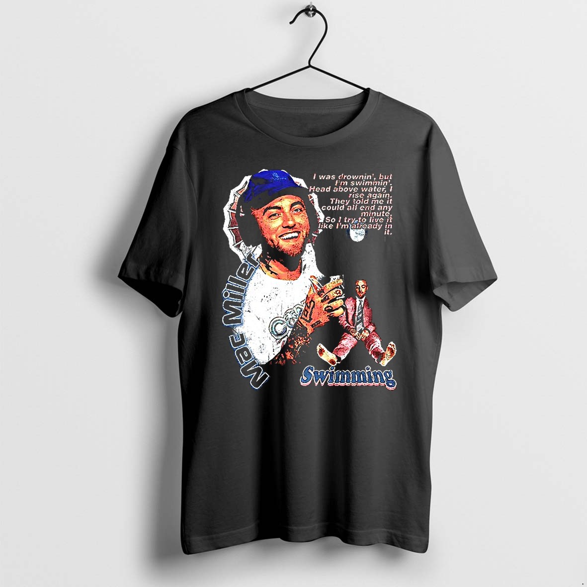 Mac Miller Swimming I Was Drownin But Im Swimmin Tshirts Sweater Hoodie