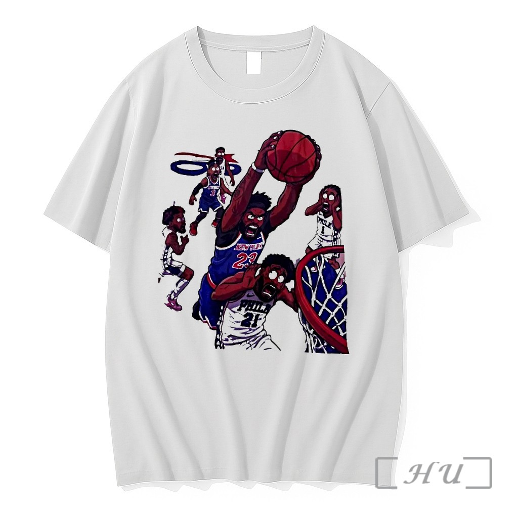 Mitchell Robinson Dunk Joel Embiid New York Knicks Vintage Tshirts Sweater Hoodie